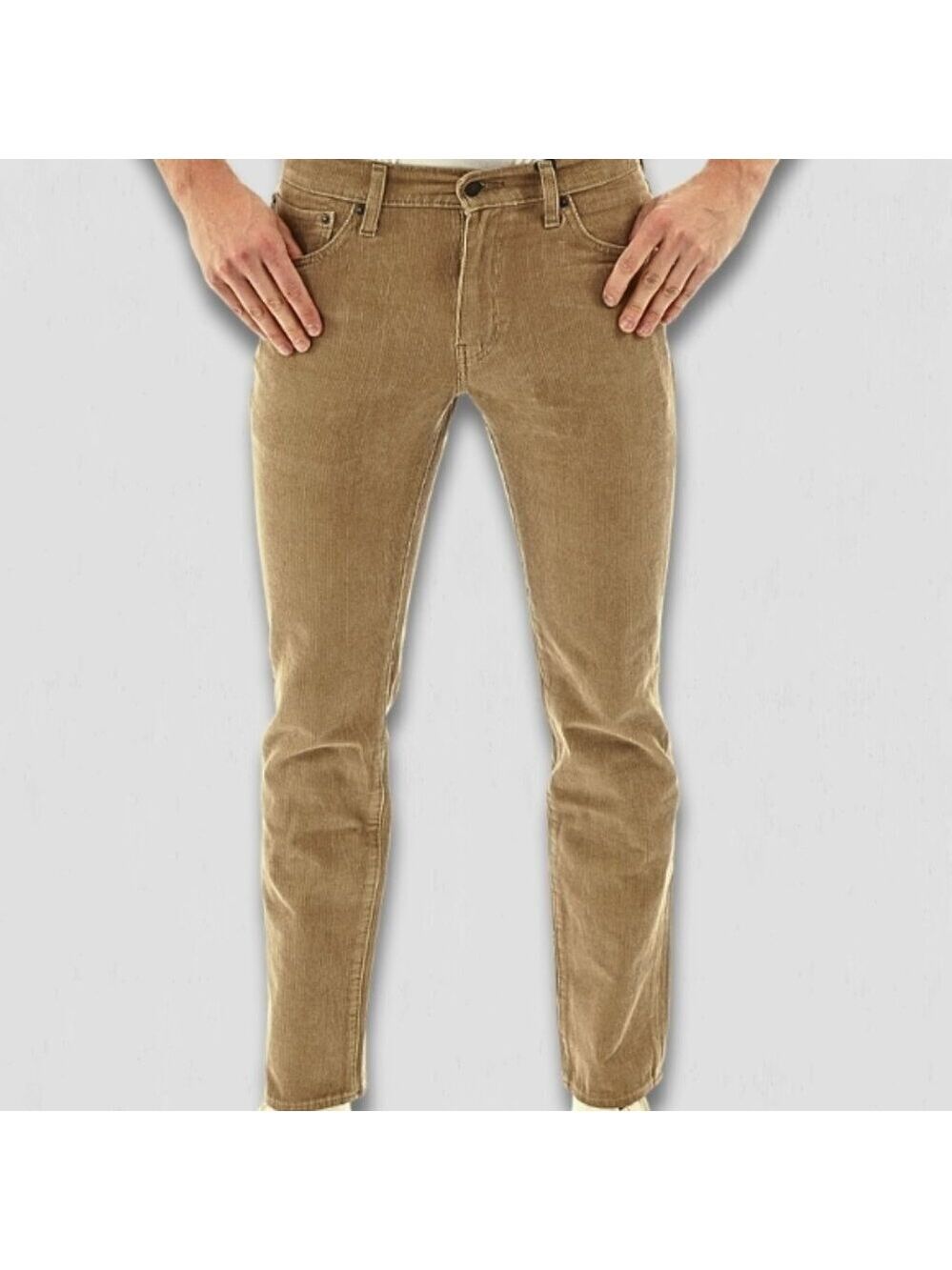 Vintage Levis Capri Pants Straight Leg High Rise Beige Size 6